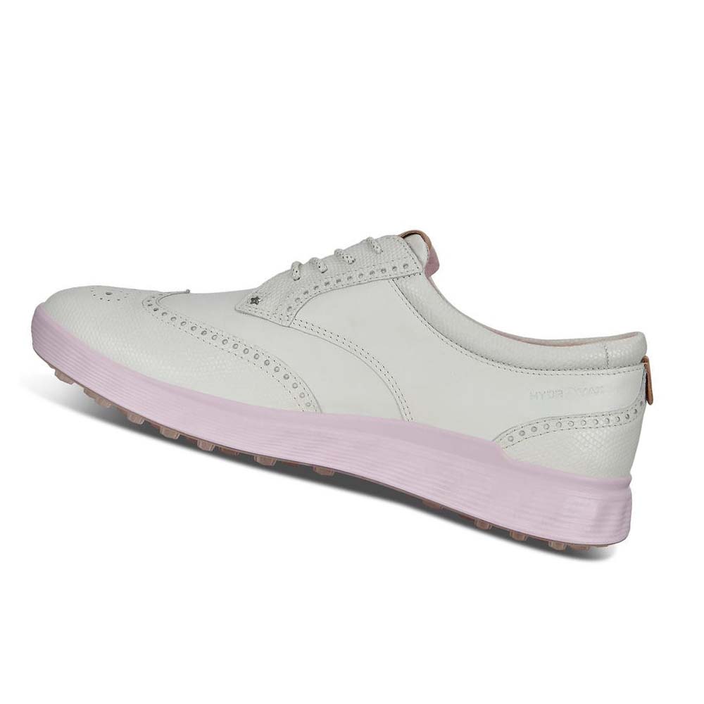 Dámské Golfové Boty Ecco Spikeless S-classic Bílé | CZ 133PJJ